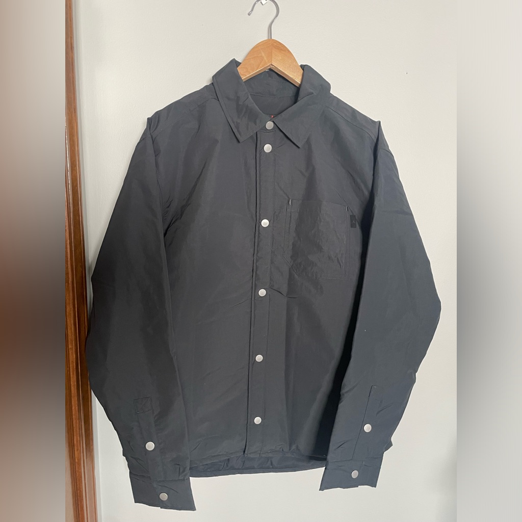 Nike Air Jordan Button-Down Top Jacket Off Noir Men's Size Medium Fz7432-045